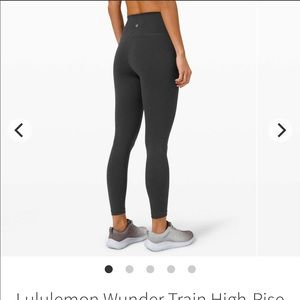 Lululemon Wunder Train Graphite Gray 25”